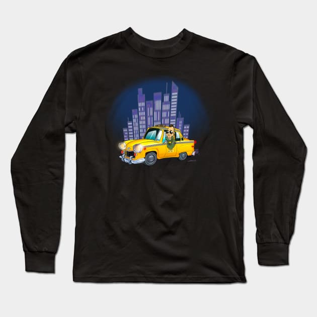 taxi driver Long Sleeve T-Shirt by Carmona